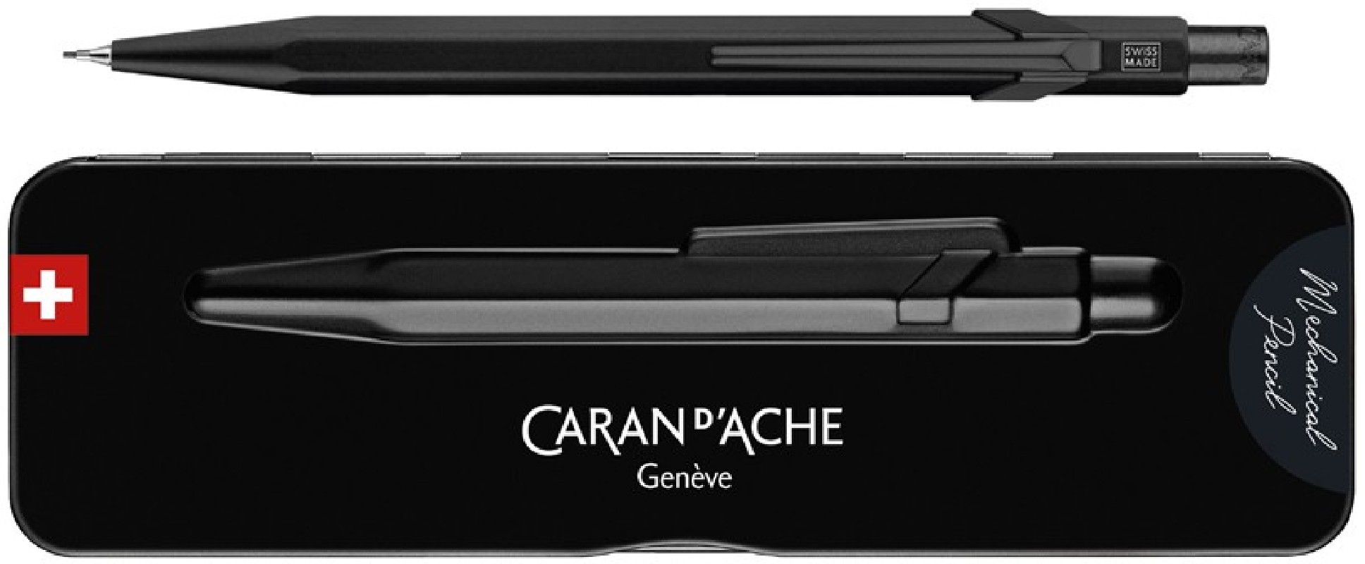 Caran DAche 849 Black Code Premium Mechanical Pencil 0844,496
