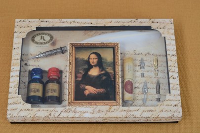 Francesco Rubinato art set 2021/2/24 with pen, inks and nibs