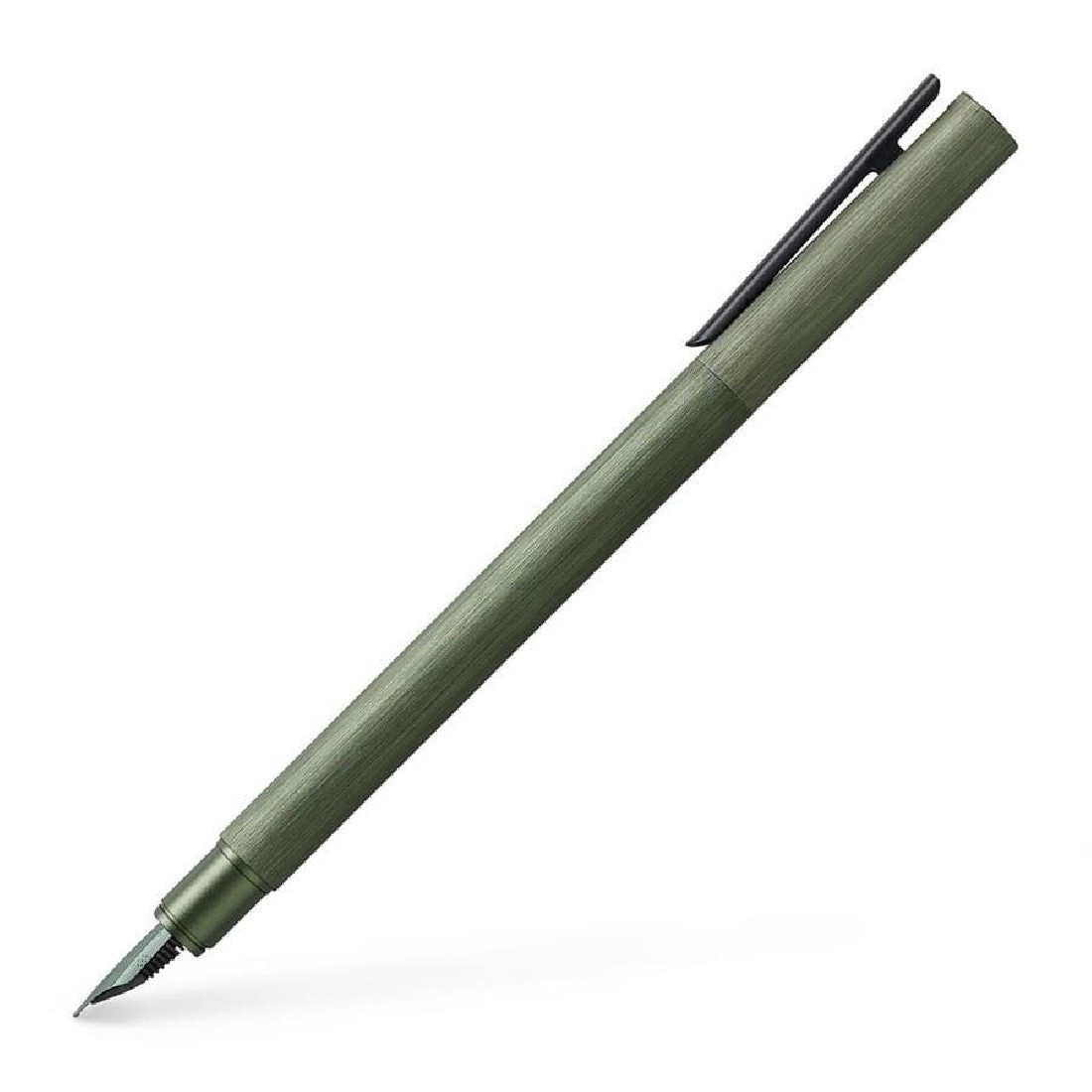 Faber Castell Fountain Pen NEO Slim Aluminium Olive Green, 146151
