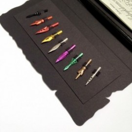 Francesco Rubinato art set 422/B, ξύλινος κονδυλοφόρος με 10 μύτες