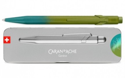 Caran d Ache 849  CLAIM YOUR STYLE Green Arctic Ballpoint Pen - Special Edition 849.587