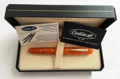 Conklin All American  Sunburst Orange  Fountain Pen