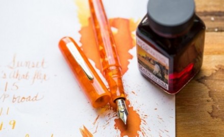 Conklin All American  Sunburst Orange  Fountain Pen