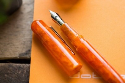 Conklin All American  Sunburst Orange  Fountain Pen