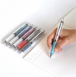 Uni Mitsubishi Pencil Alpha Gel M5858GG1P.33 Kurutoga Mechanical Pencil, 0.5, Blue