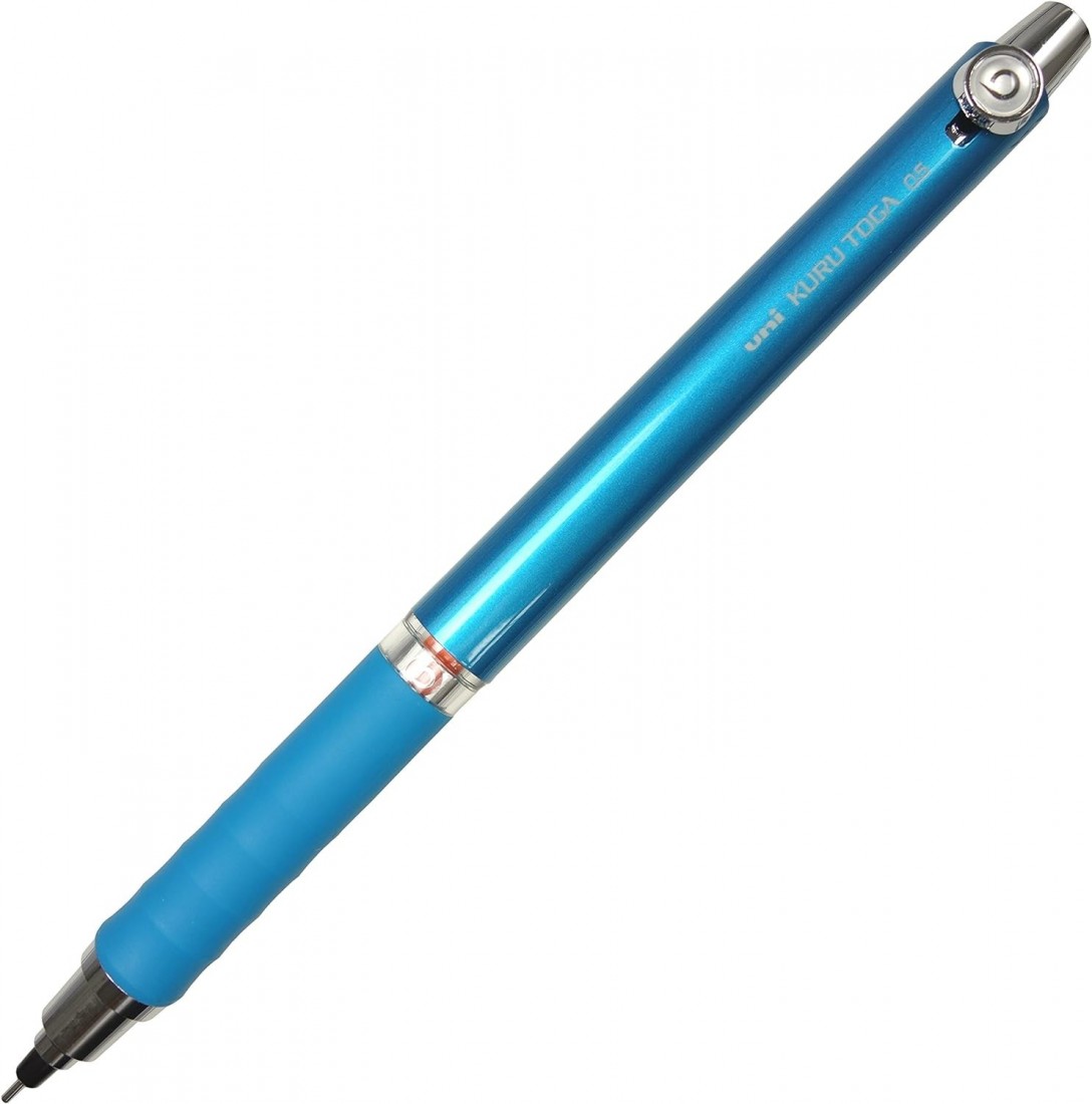Uni Mitsubishi Pencil Mechanical Pencil, KuruToga Rubber Grip, 0.5mm, Blue, M5-656 1P .33