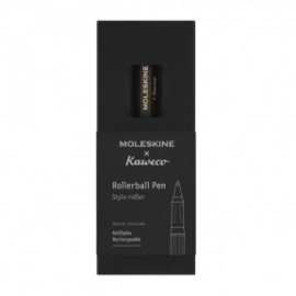 Kaweco and Moleskine black rollerball