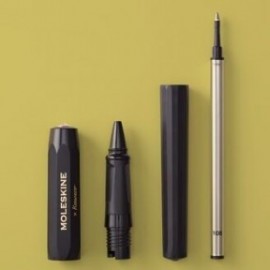 Kaweco and Moleskine black rollerball