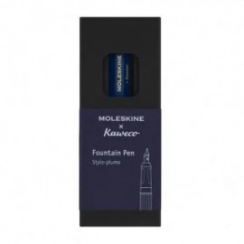 Kaweco and Moleskine blue fountain pen