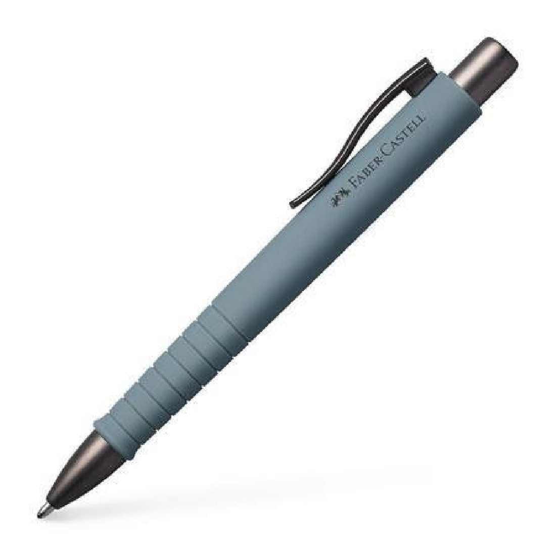 Polyball ballpen grey XB  241188  Faber Castell