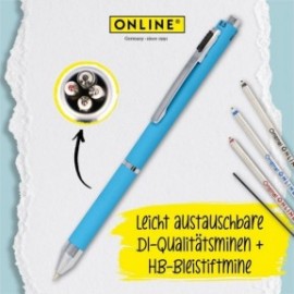 Online Ballpen Multipen 4-in-1 Blue 32072
