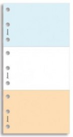 Refill Jot Pads (white-blue-salmon) 132222 Filofax