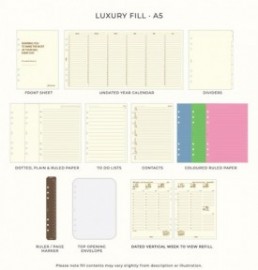 Filofax Organiser A5 Leather Malden Red 021703