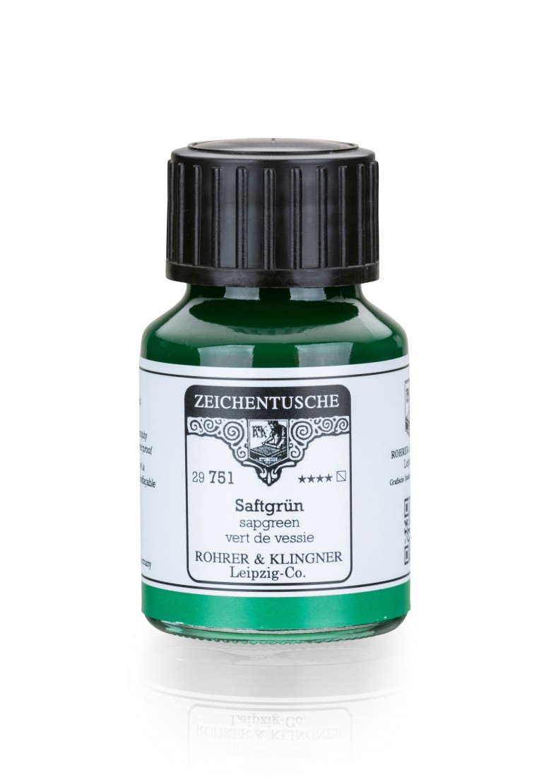 Rohrer and Klingner Calligraphy Ink 50ml Saftgrum 29751