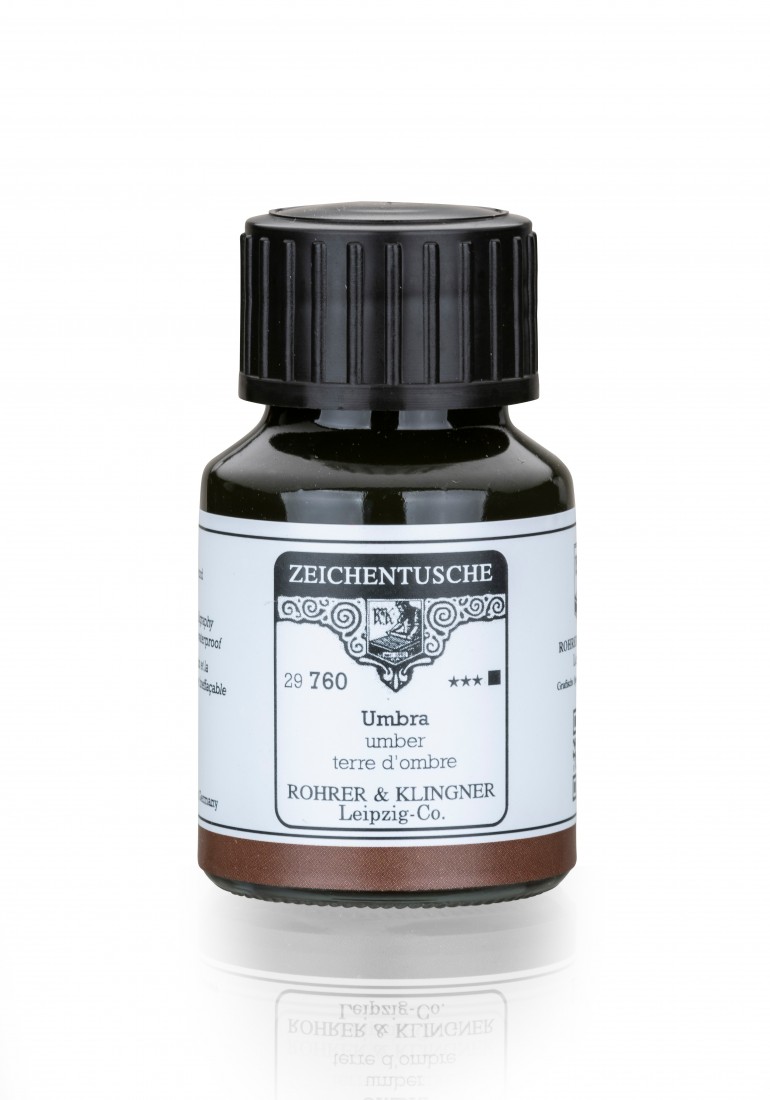 Rohrer and Klingner Calligraphy Ink 50ml Umbra 29760