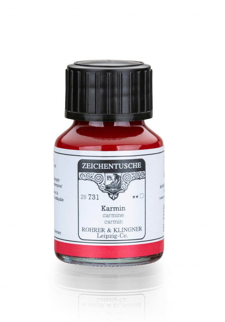 Rohrer and Klingner Calligraphy Ink 50ml Karmin 29731