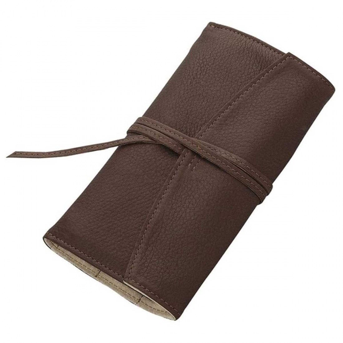 Pilot Pensemble Leather Pen Case - 3 Pens with Zipper Case, Dark Brown PSRF3-01-DBN-E