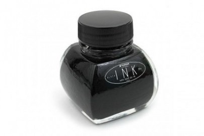 Platinum Black Ink 60 ml Bottle, water based, dyestuff for fountain pens