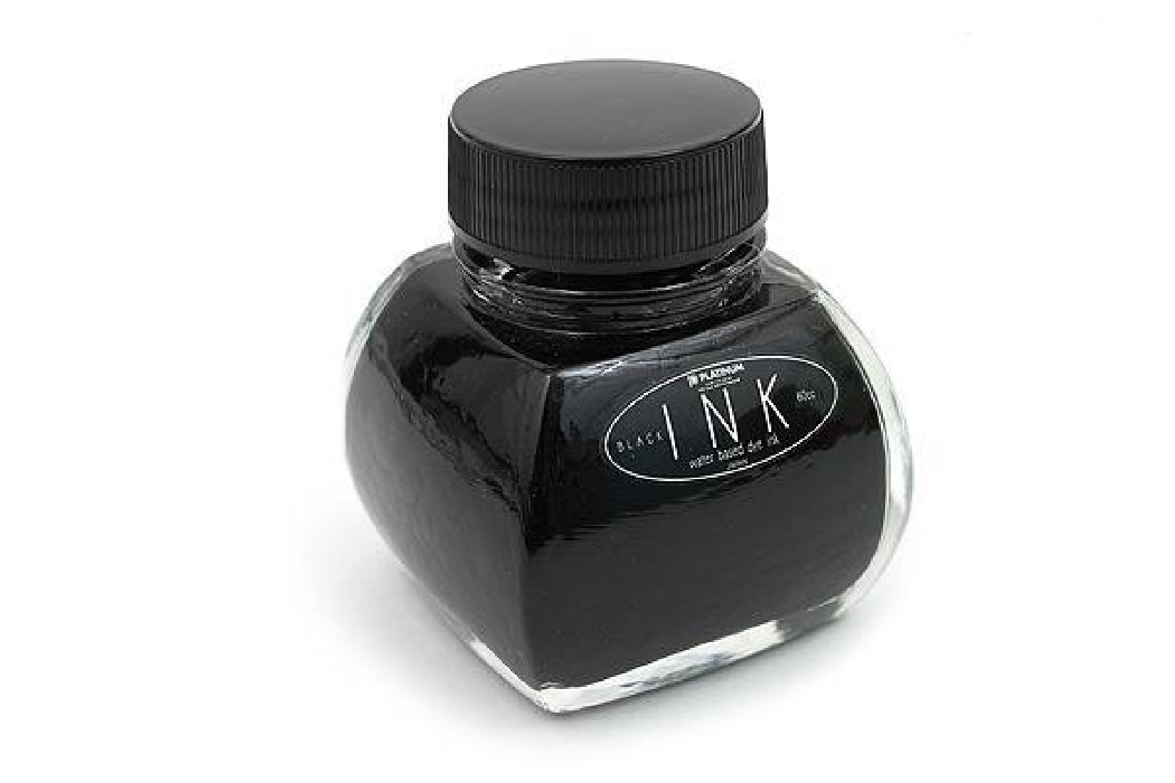 Platinum Black Ink 60 ml Bottle, water based, dyestuff for fountain pens