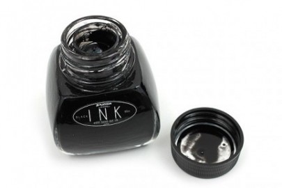Platinum Black Ink 60 ml Bottle, water based, dyestuff for fountain pens