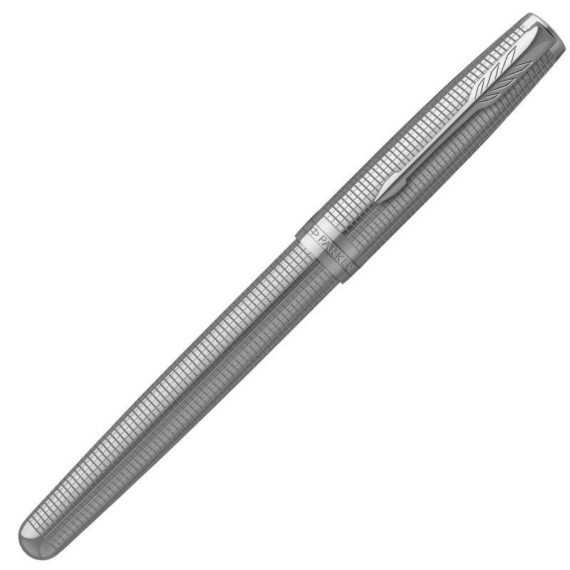 Parker Sonnet Cisele Silver CT Gold nib 18k Fountain pen