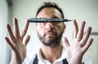 Leonardo Officina Italiana Momento Zero Hawaii Blue RT Fountain pen