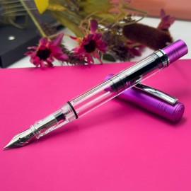 Monteverde USA MP1 Collectible Lock-It Piston Technology Fountain Purple Frost