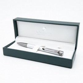 Monteverde USA Ritma Ballpoint Pen Anodized Silver, MV42325
