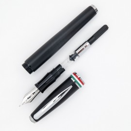Monteverde USA Aldo Domani Italia Fountain Pen Matte Black MV59713