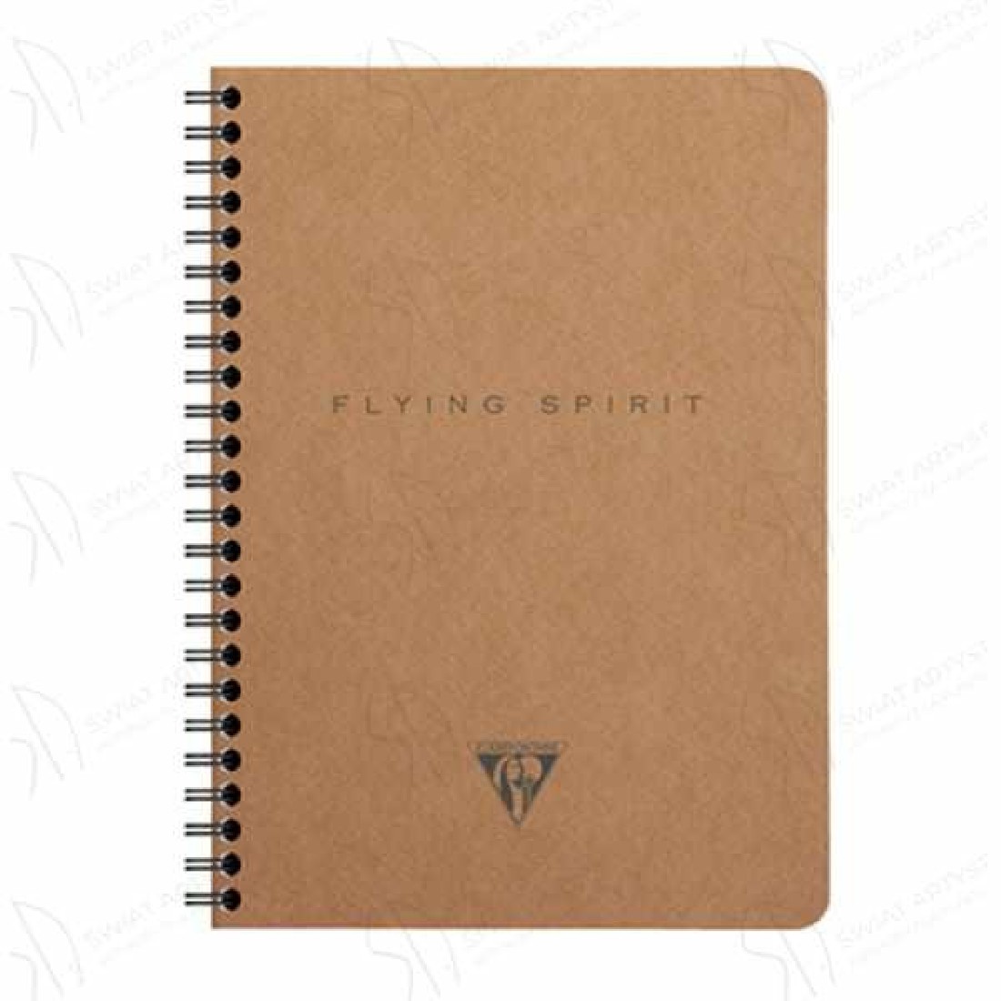 Clairefontaine Rhodia, Flying Spirit, Brown Spiral Notebook, 90gsm, A5 Lined 103566