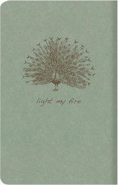 Clairefontaine Rhodia 107506C A Pique Book Stitched Thread Flying Spirit 11 x 17 cm 96 Pages Ruled Ivory Paper 90 Green Card Cover