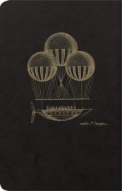 Clairefontaine 102506 °C Flying Spirit Notebook, 11 x 17 cm 96 Ruled Pages 90 g Ivory Black