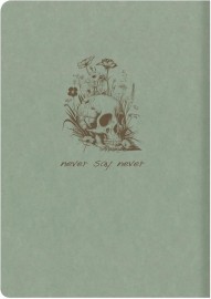 Clairefontaine 107536C - Flying Spirit Green Notebook Textile Stitching 14.8 x 21 cm 96 Pages Ruled  Ivory Paper 90g