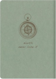 Clairefontaine 107536C - Flying Spirit Green Notebook Textile Stitching 14.8 x 21 cm 96 Pages Ruled  Ivory Paper 90g