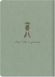Clairefontaine 107536C - Flying Spirit Green Notebook Textile Stitching 14.8 x 21 cm 96 Pages Ruled  Ivory Paper 90g