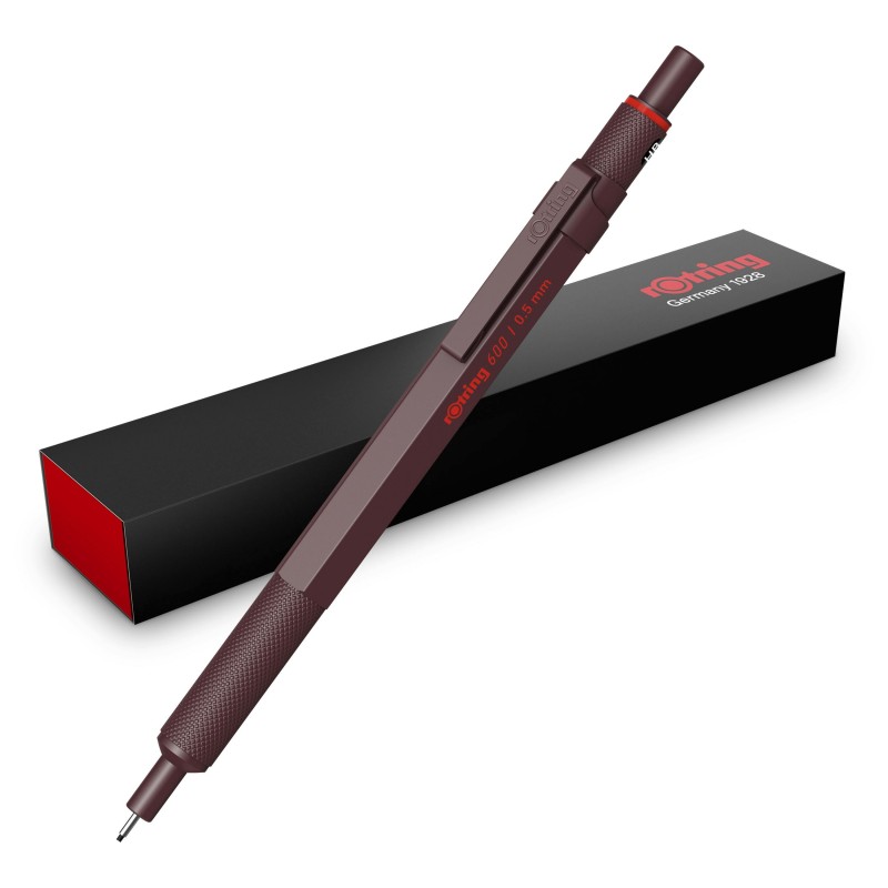 rotring TINTEKULI-TIKU&スペアニブ&MARS-7002本 Rotring 600 Chocolate Truffle Mechanical Pencil 0.5mm