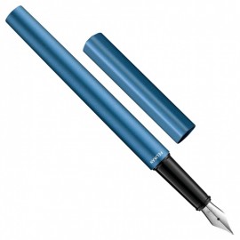 Pelikan Ineo Elements P6 aluminium fountain pen with metal case ocean blue