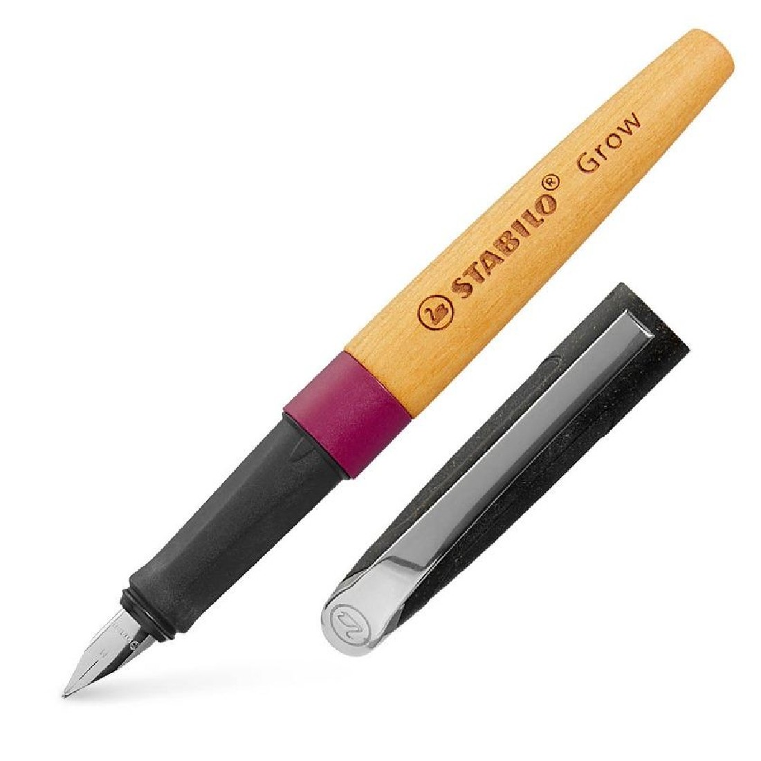 Fountain Pen Grow Red/Cherry wood 5171/3-41 Stabilo