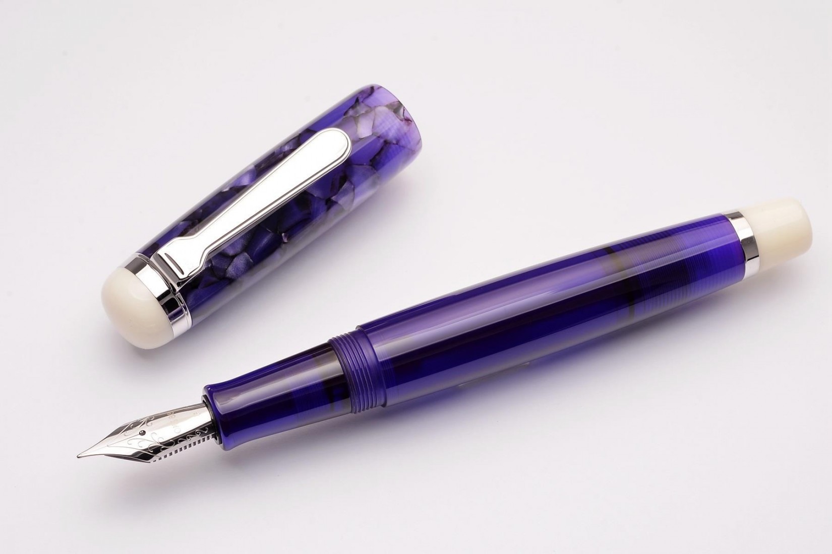 Opus 88 Omar Purple Fountain Pen.