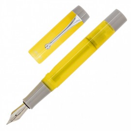 Opus 88 Demo yellow and grey Fountain Pen