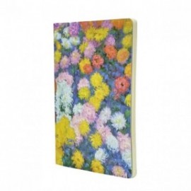 Paperblanks A4 dotted cahier Monets chrysanthemums