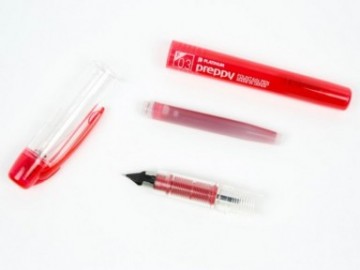 Platinum Preppy Red Fountain Pen