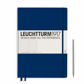 Leuchtturm 1917 Notebook A4 plus Blue, Dotted, Hard Cover