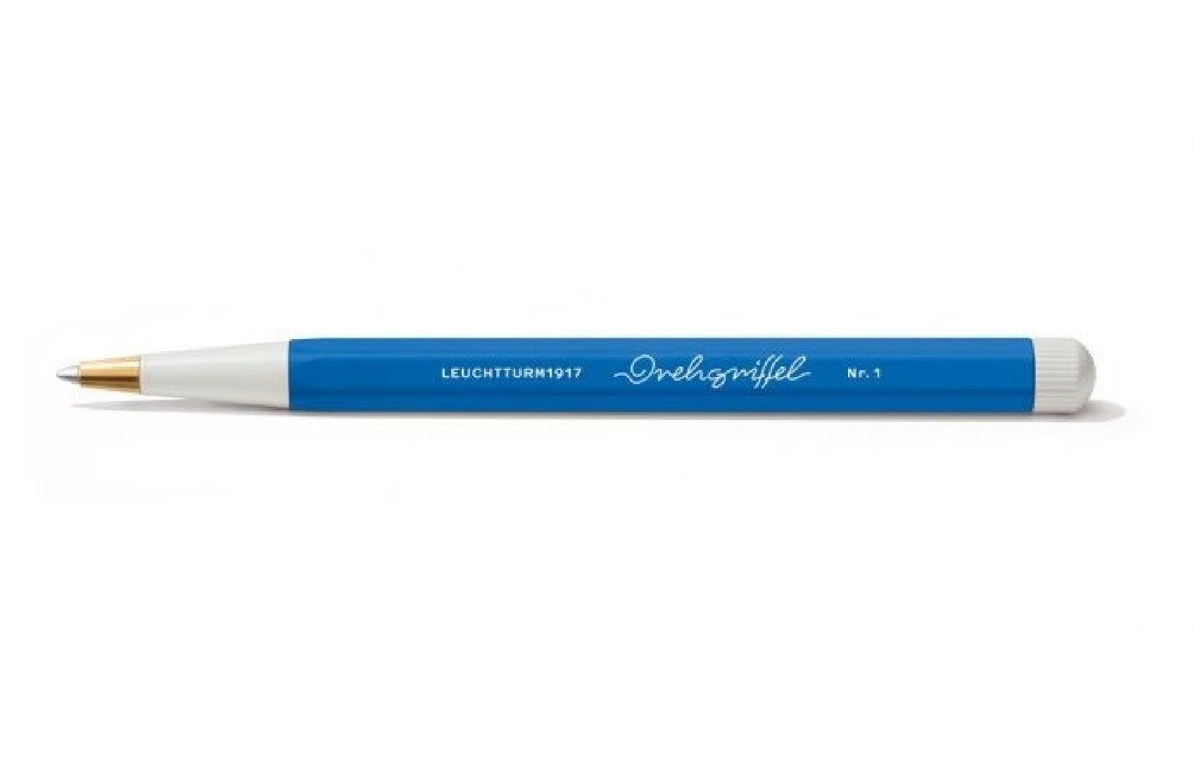 Leuchtturm 1917 Drehgriffel Nr.1 Gelpen Sky, with black ink
