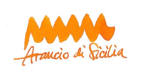 Scribo Arancio di Sicilia, the scent of summer 90ml bottle ink