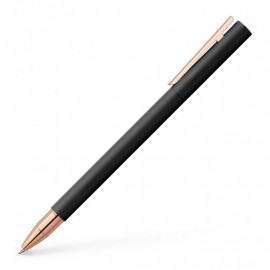 Faber Castell NEO Slim Metal Black Rosegold Rollerball, 343114