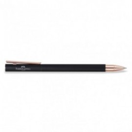Faber Castell NEO Slim Metal Black Rosegold Rollerball, 343114