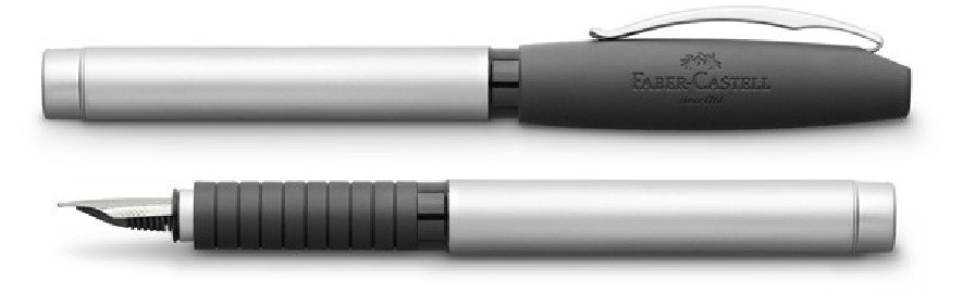 Faber Castell Essentio 148520 Satin Chrome Fountain Pen