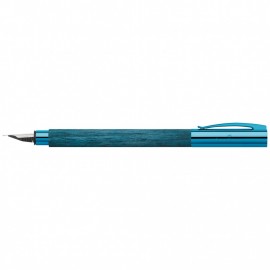 Faber Castell Ambition Blue Wood Fountain Pen 148031