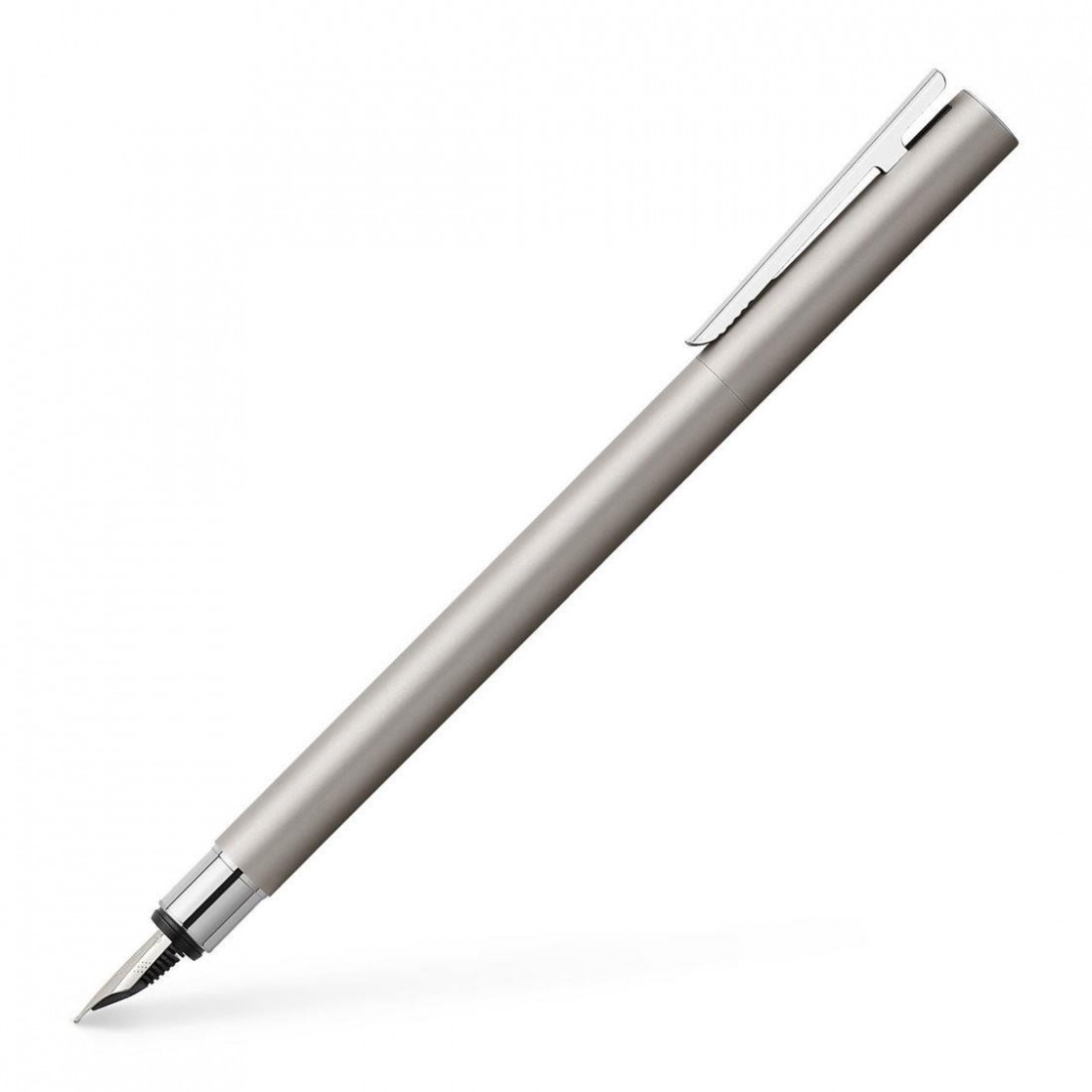 Faber Castell Fountain Pen NEO Slim Matt Stainless Steel, 342100